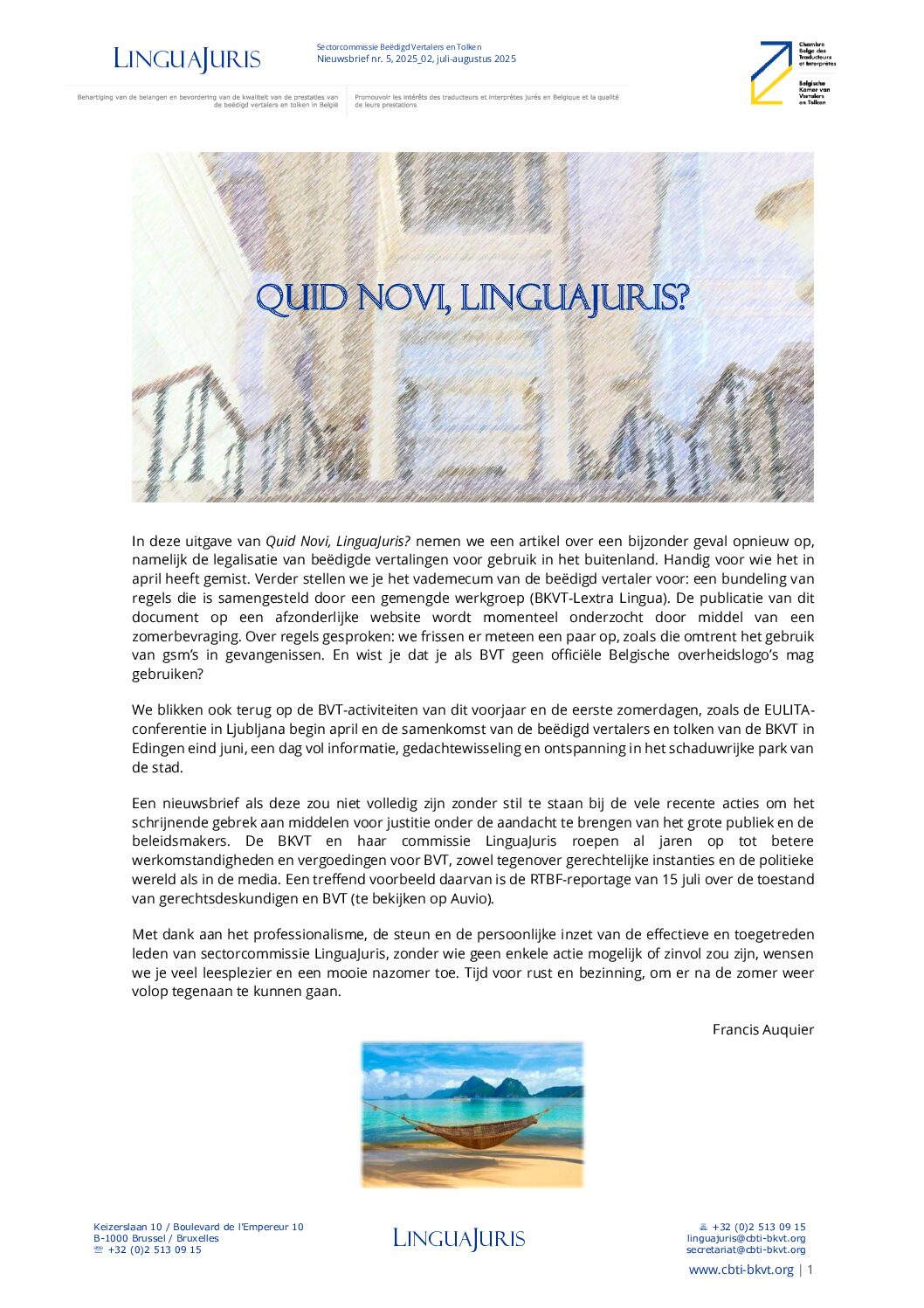 Image de présentation pour le document : [NL] Quid Novi, LinguaJuris? – 2025-02