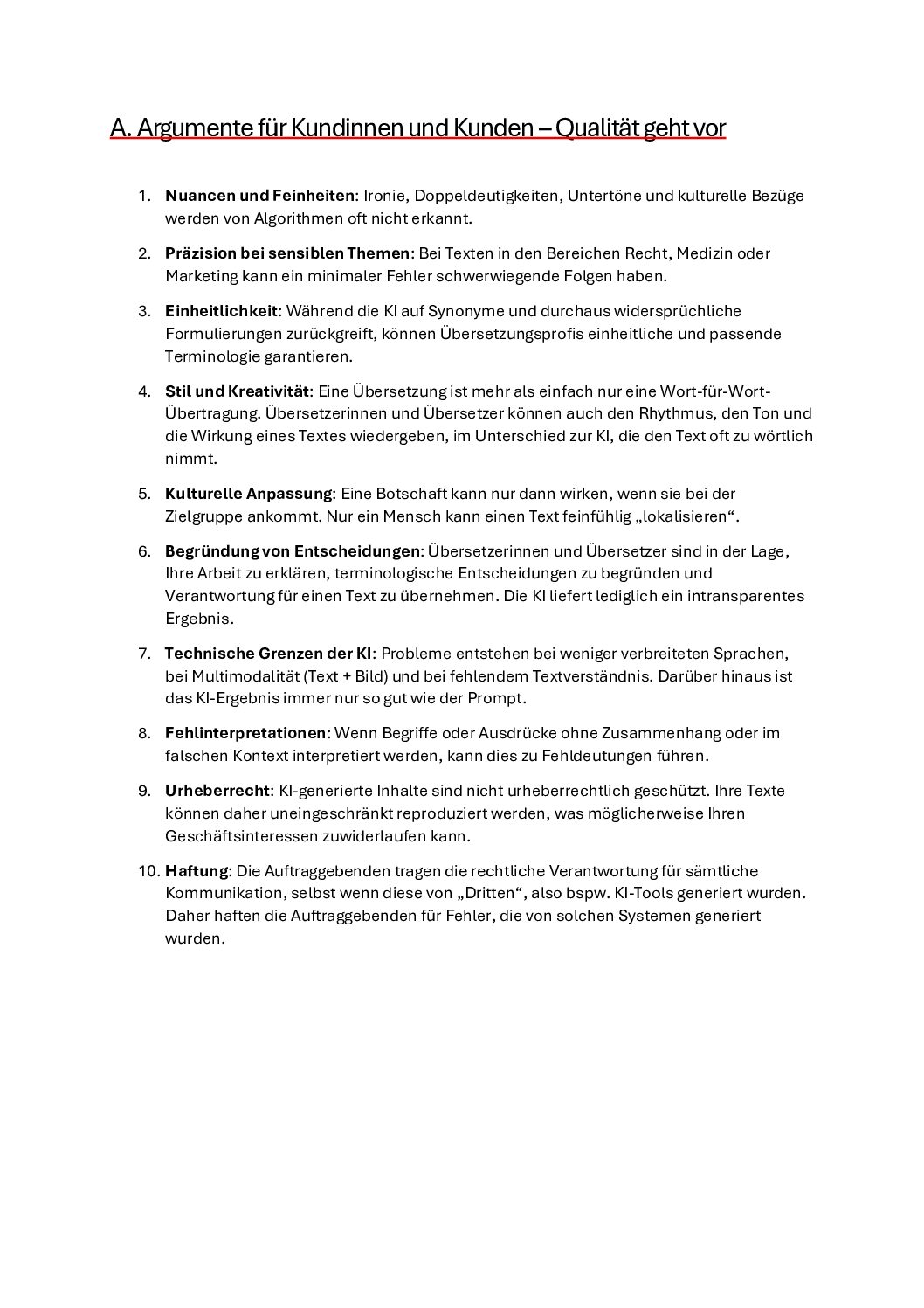 Image de présentation pour le document : KI: Argumente für Übersetzerinnen und Übersetzer