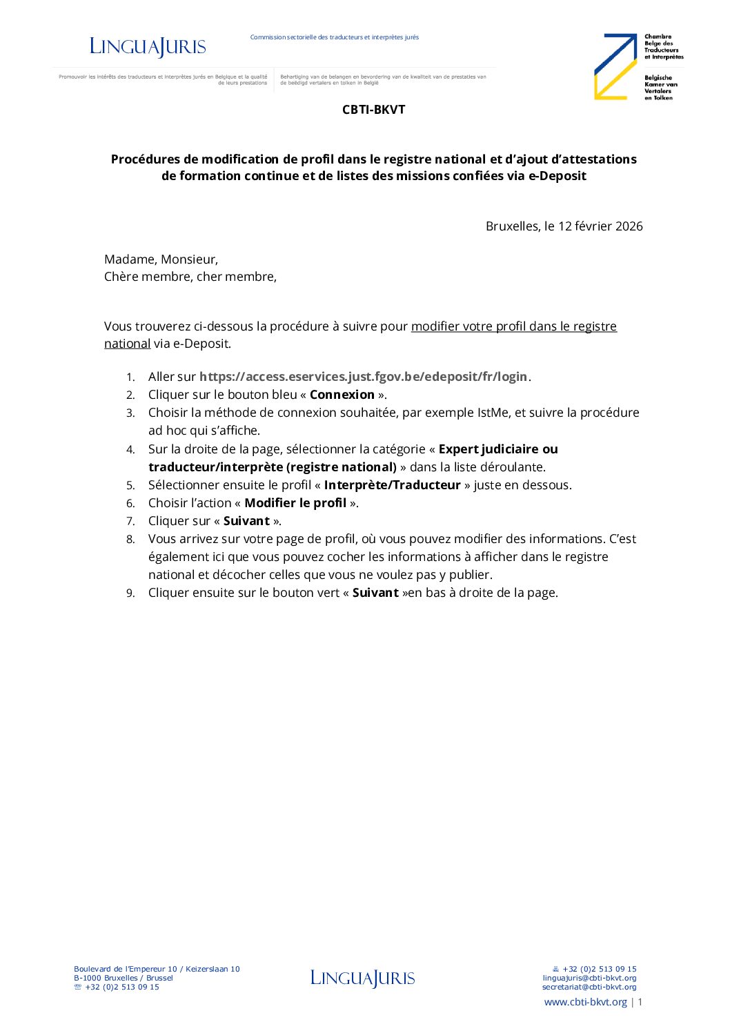 Image de présentation pour le document : Procédures e-Deposit