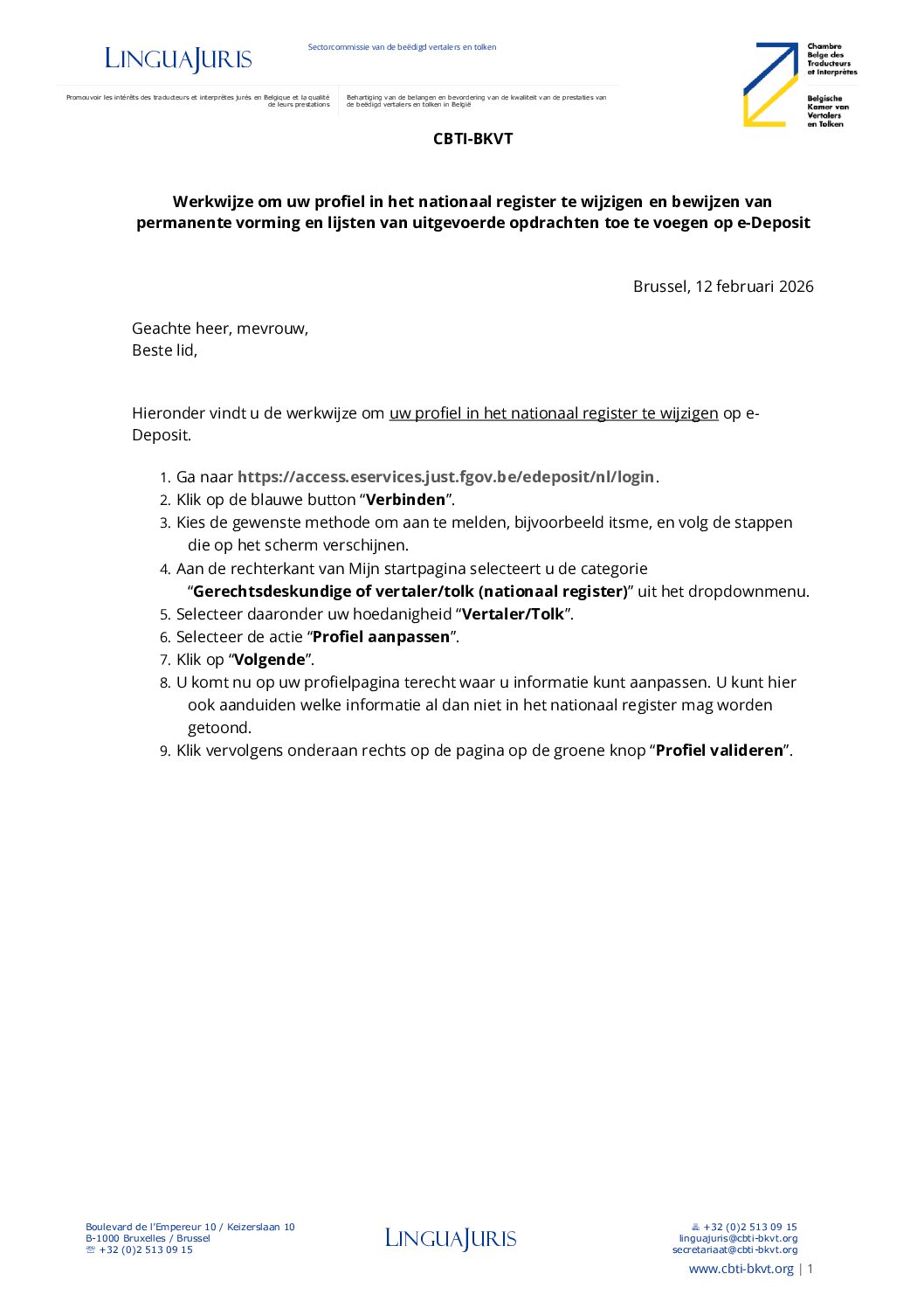 Image de présentation pour le document : Procedures e-Deposit