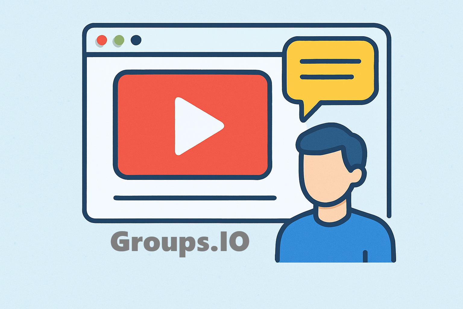 Image de présentation pour le document : Inscription sur/Inschrijven op Groups.IO (video)